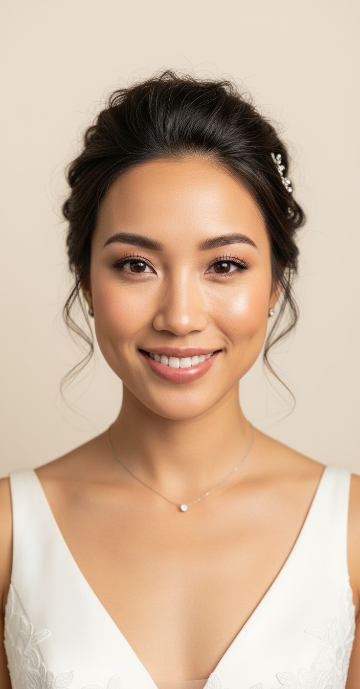 After Princess Wedding Hair